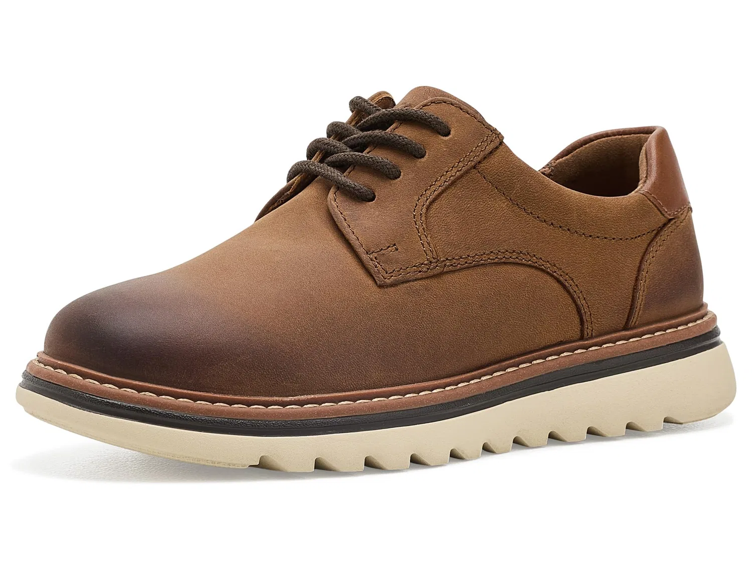 Кроссовки Braxton (для маленьких и больших детей) Johnston & Murphy Kids, Brown Oiled Full Grain — фото 2