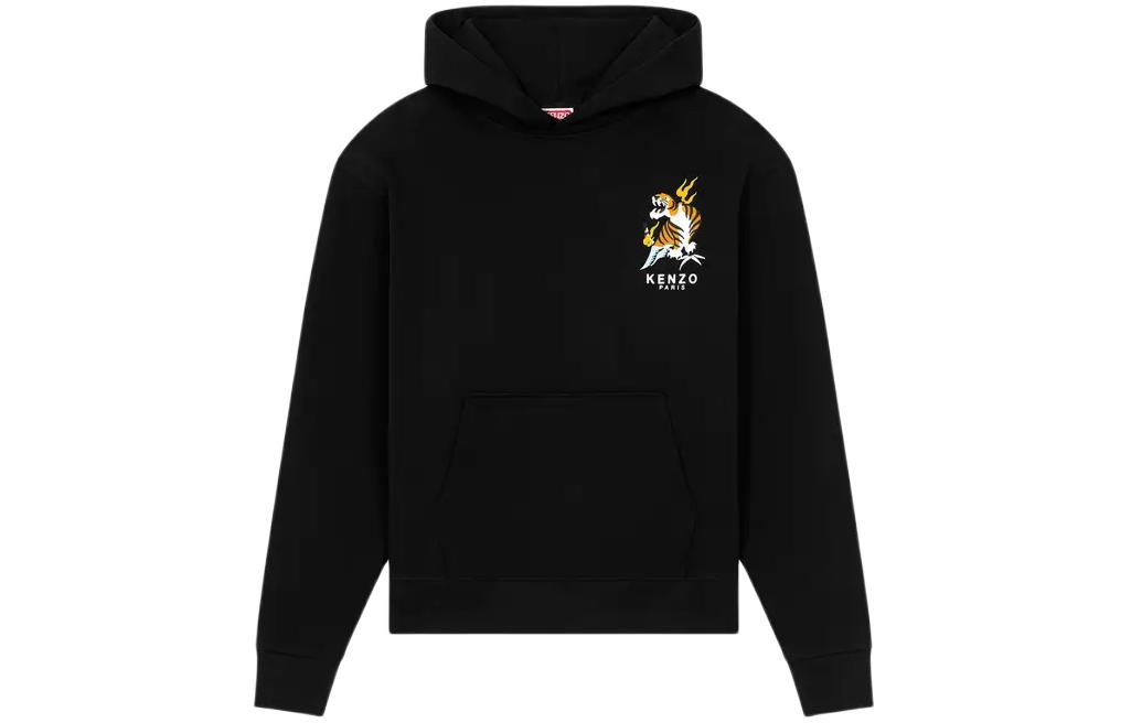 

KENZO Классический худи с вышивкой 'Year Of The Dragon' мужской Black, Черный, KENZO Классический худи с вышивкой 'Year Of The Dragon' мужской Black
