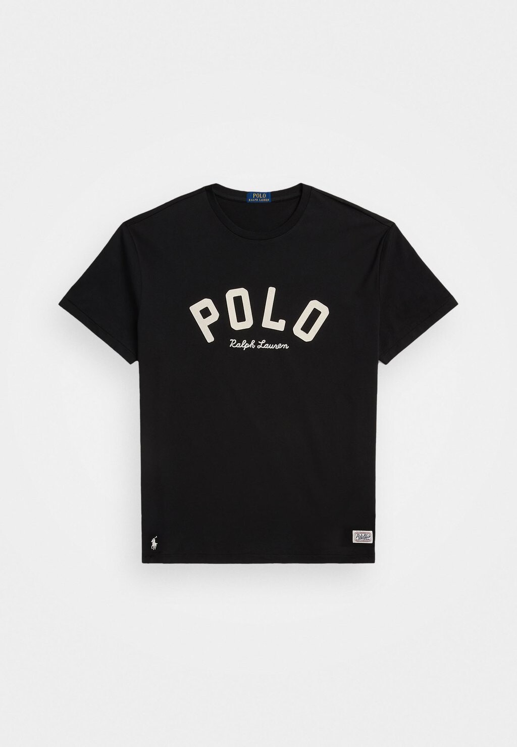 

Футболки с принтом CLASSIC FIT LOGO JERSEY T-SHIRT Ralph Lauren, черный