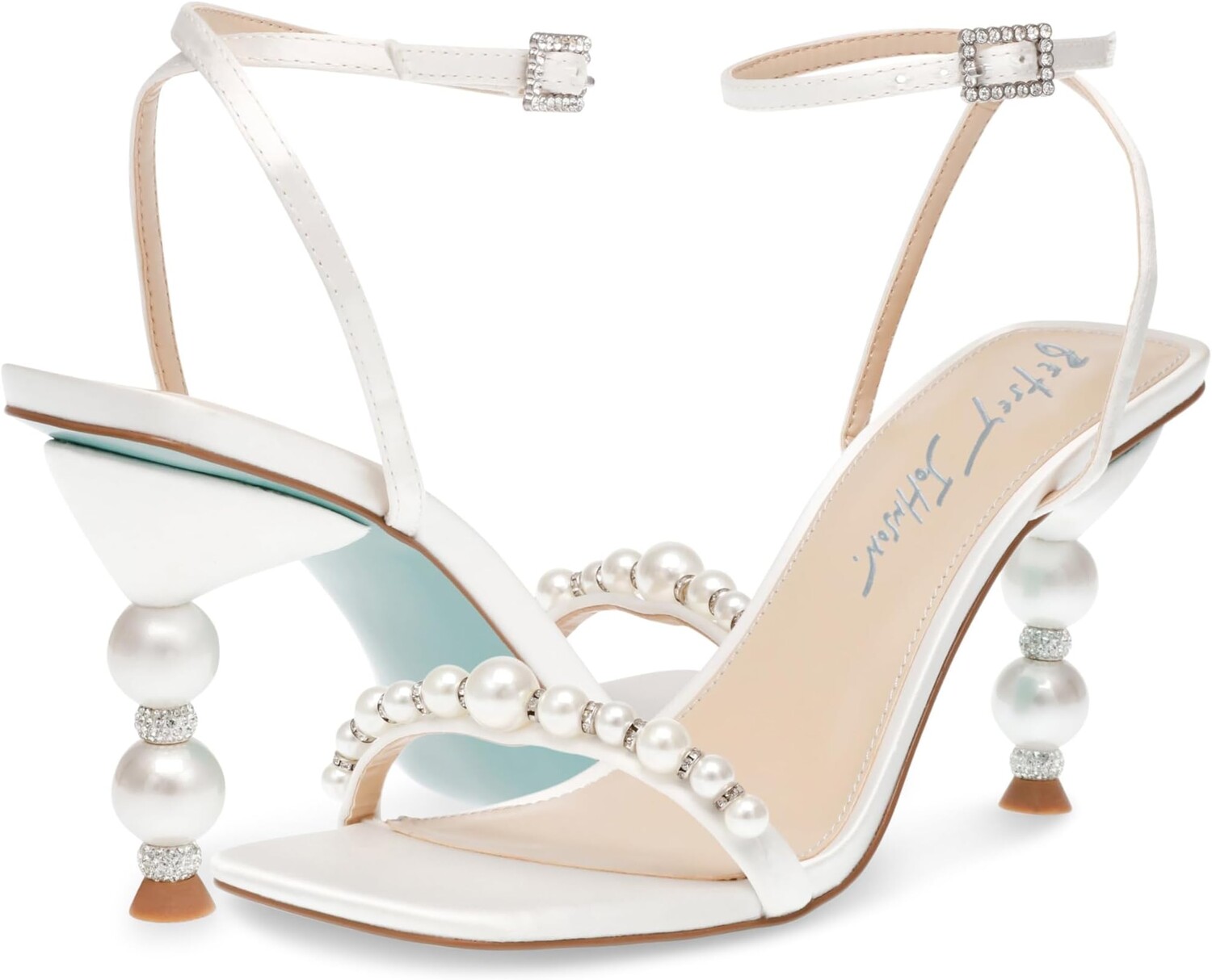 

Сандалии Blue by Betsey Johnson Jacy Heeled Sandals, цвет Ivory