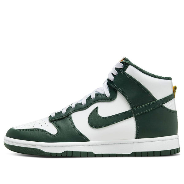 

Кроссовки данк высокие Nike, зеленый