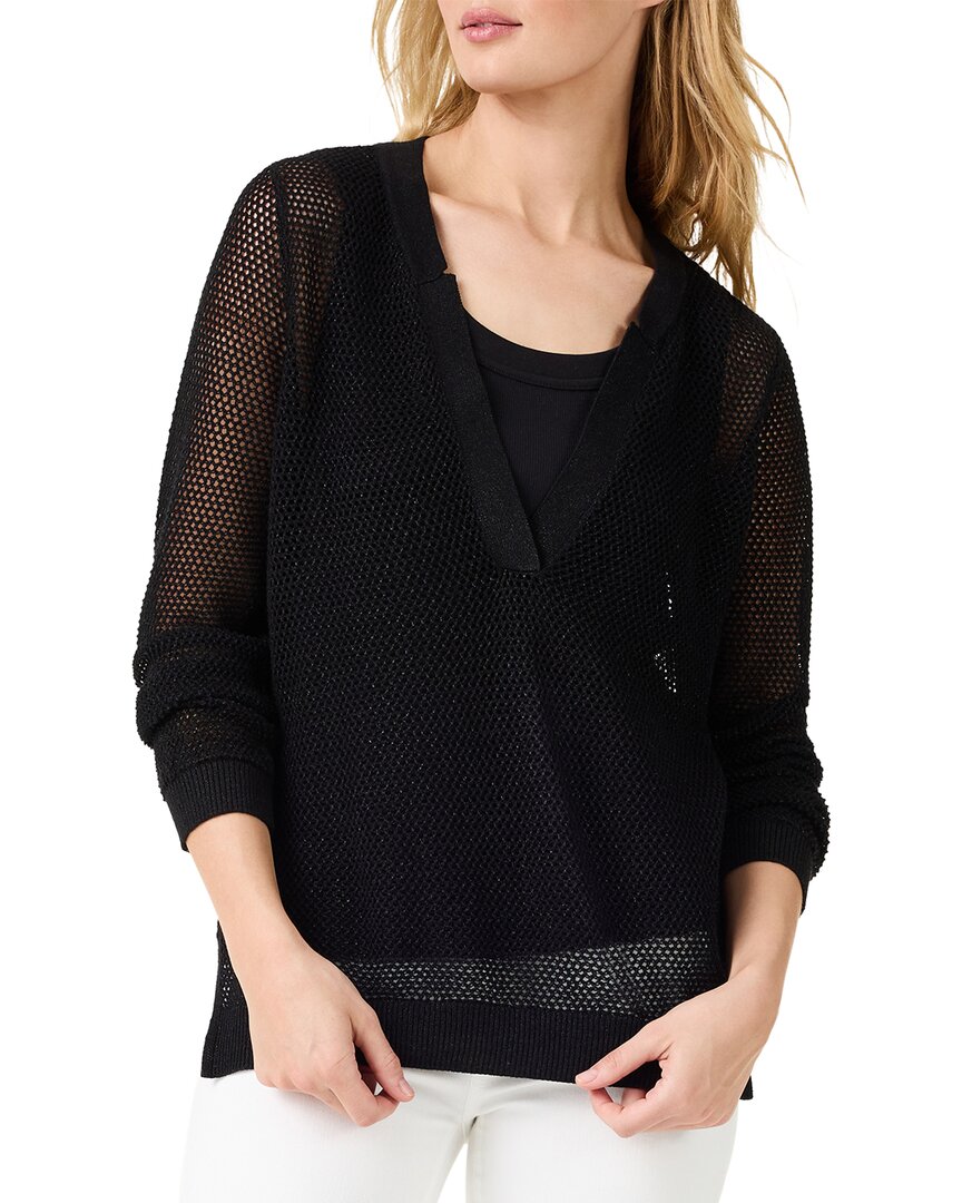 

NIC+ZOE свитер с сетчатым узором Nic + Zoe, цвет black onyx