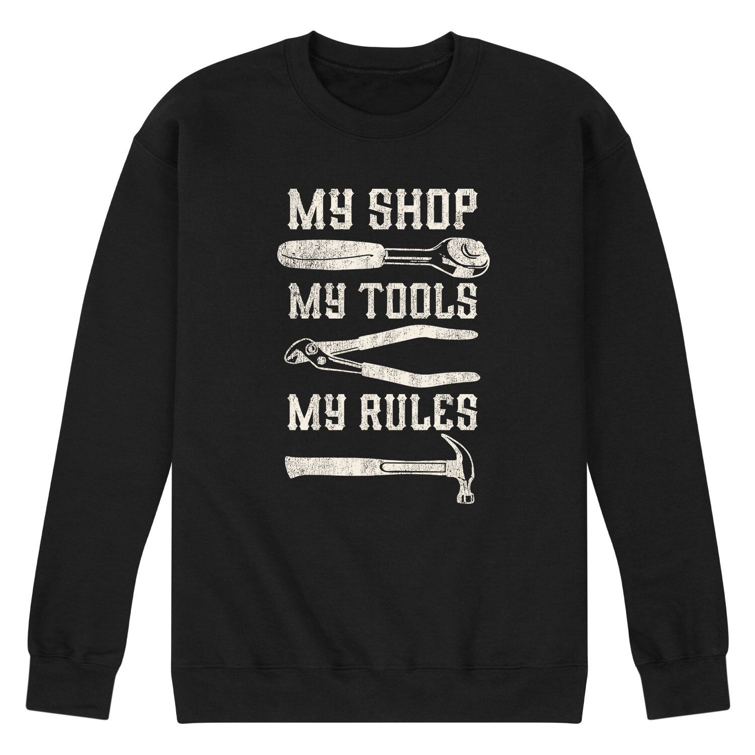 

Мужской свитшот My Shop My Rules Licensed Character