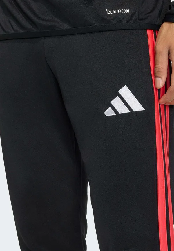 Спортивные штаны trio 26 league slim Adidas Performance, Black/Semi Lucid Red — фото 3