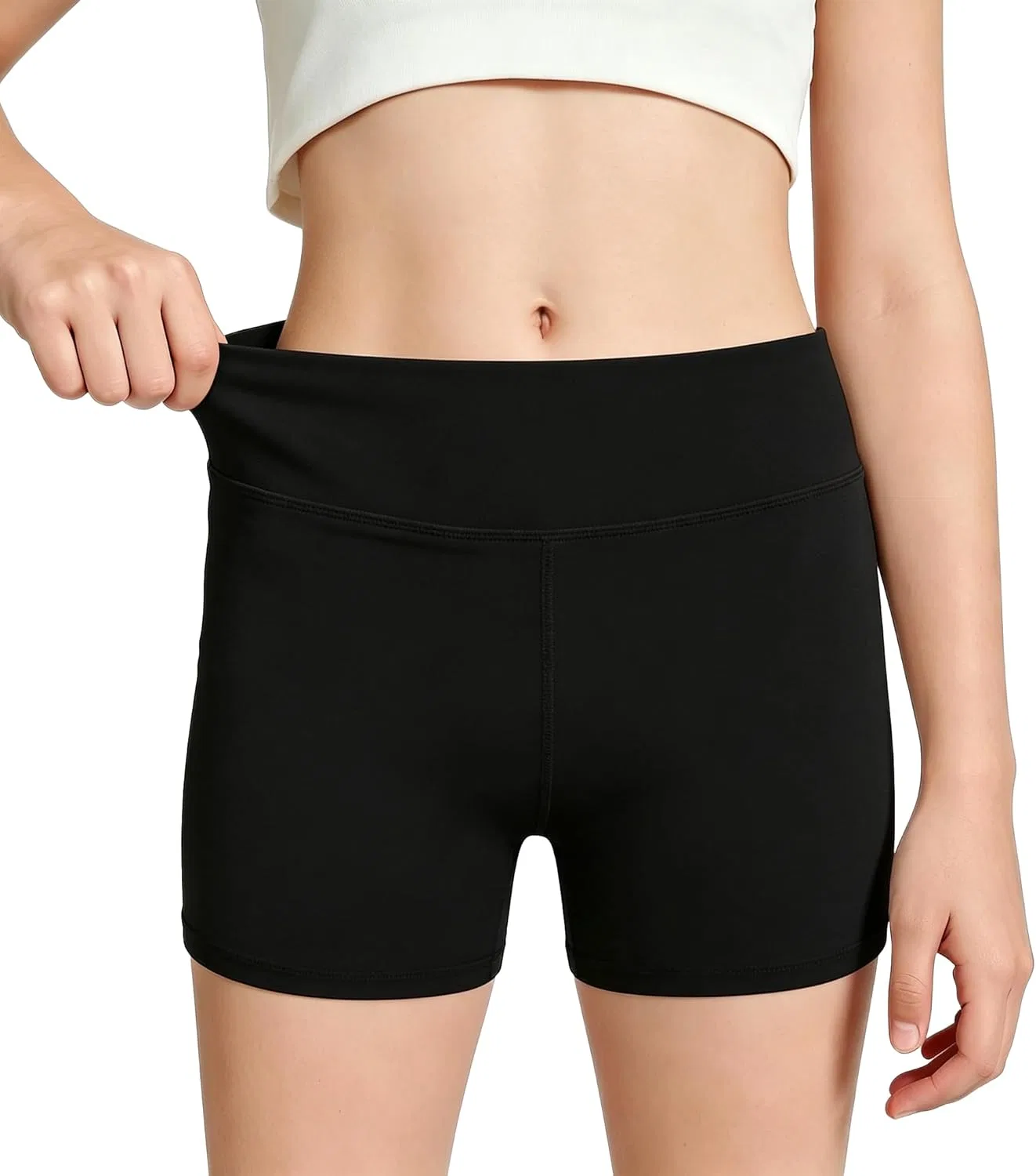 Спортивные шорты для девочек, Yilook, Black