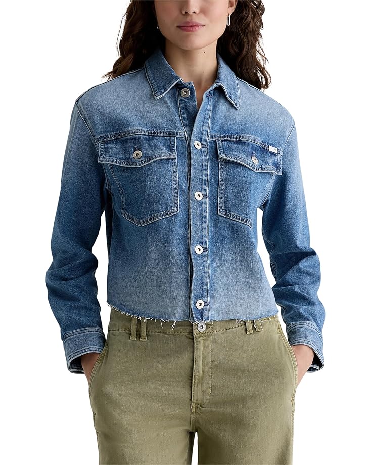 

Куртка AG Jeans Valleta Utility Shirt Jacket in Abyss, цвет Abyss