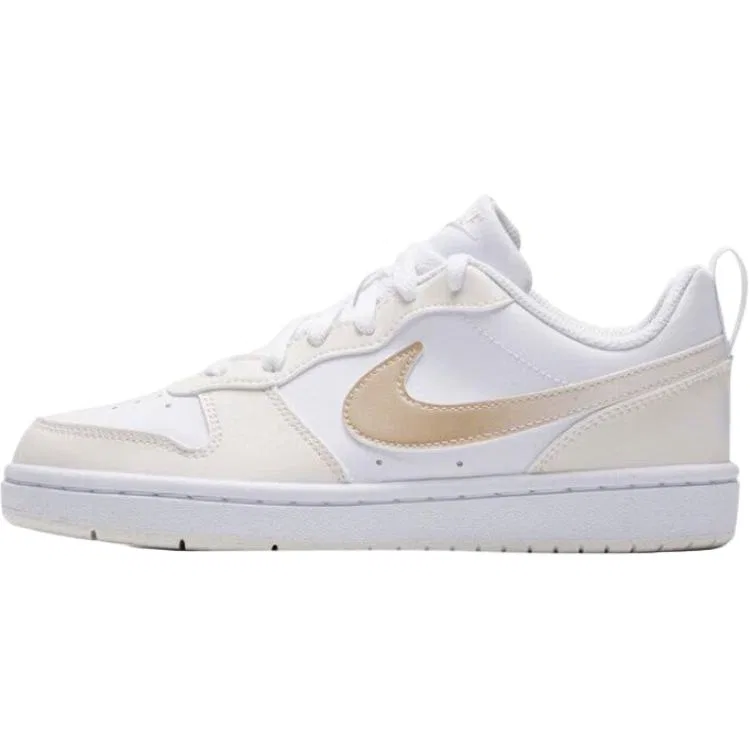 Детские низкие скейтерские кроссовки Court Abrasion Resistant White Beige Gold Kids' Nike
