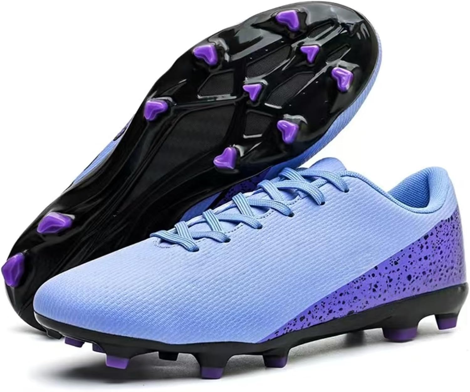 

Мужские футбольные бутсы, женские футзальные кроссовки, широкие бейсбольные кроссовки для травы, взрослые и детские регбийные кроссовки, большие и маленькие шипы, футбольные бутсы AG TF Godlark, пурпурный