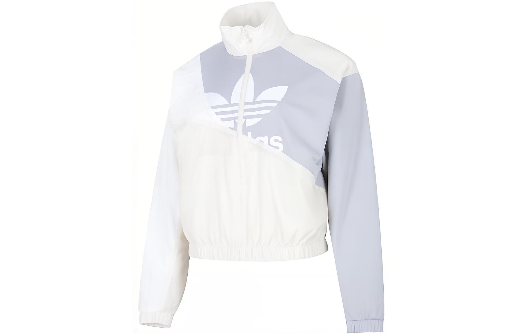 Куртка женская желто-белая Adidas Originals — фото 2