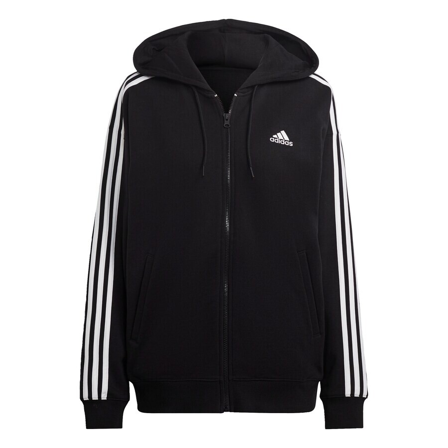 

Спортивная толстовка ADIDAS SPORTSWEAR Athletic Zip-Up Hoodie Essentials, черный