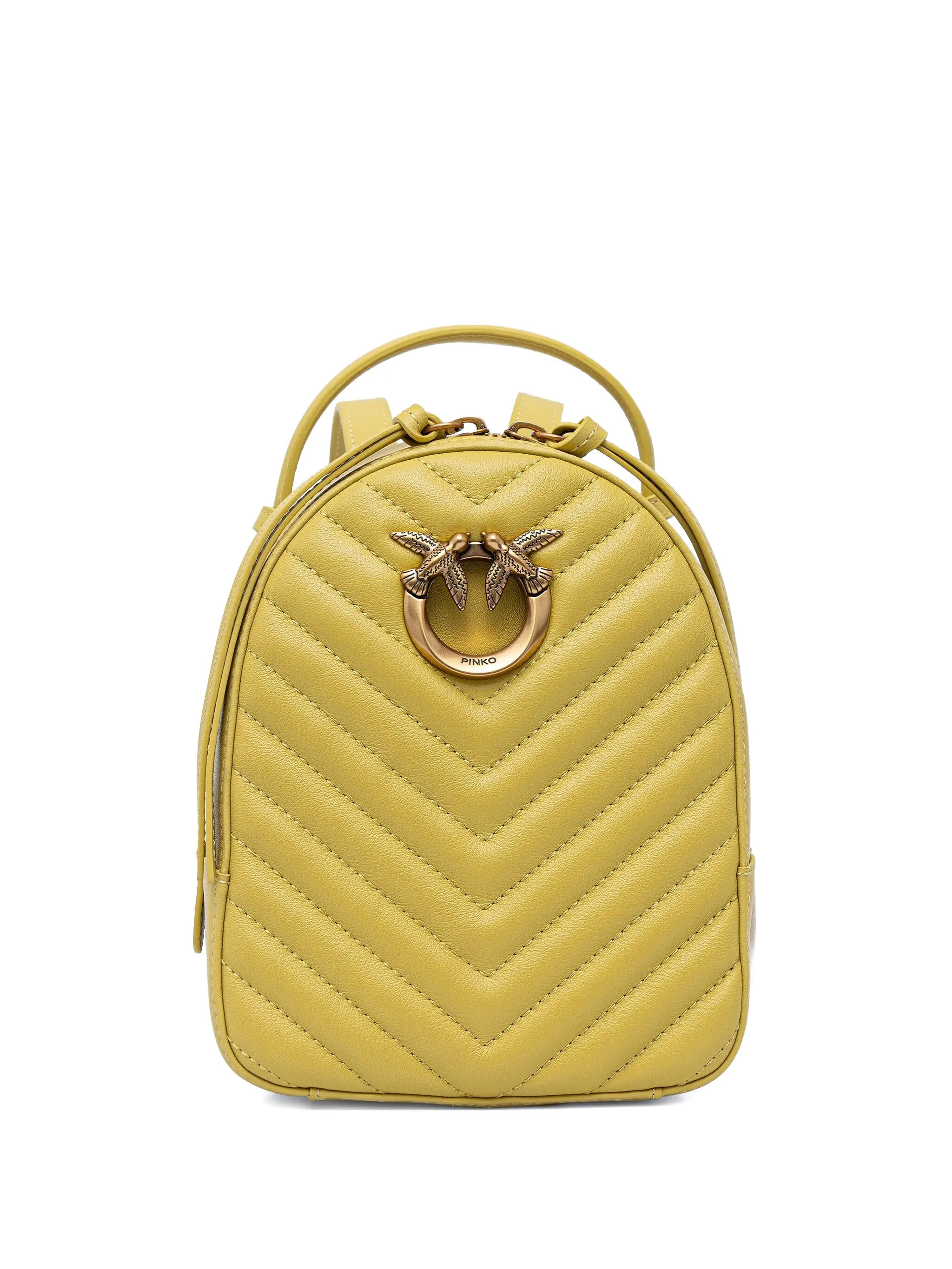 

Стеганый рюкзак Love Birds Pinko, желтый