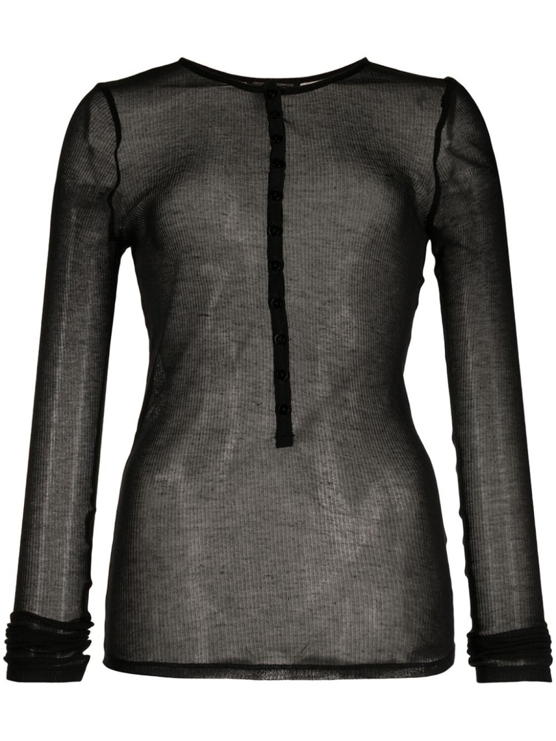 

Kiki de Montparnasse топ хенли Ribbed Intime, черный