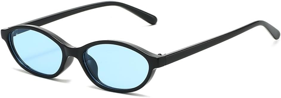 

Ретро-солнцезащитные очки овальной формы для женщин, модные ретро-очки с зеленым градиентом, защита от УФ-излучения UV400 для мужчин, трендовые круглые солнцезащитные очки с заклепками KTUCN, Black Blue