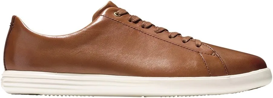 Мужские вязаные кроссовки Cole Haan Grand Crosscourt, Brown Tan Leather Burnished Tan Leather Burnished — фото 4