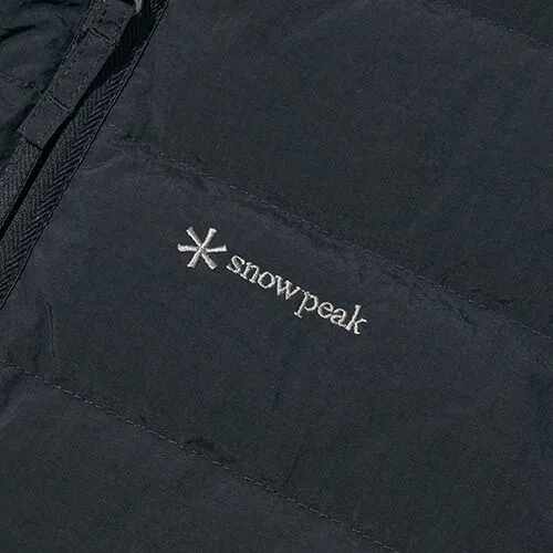 Детский лёгкий пуховый жилет тёмно-угольный от Snowpeak Apparel Kids — фото 4