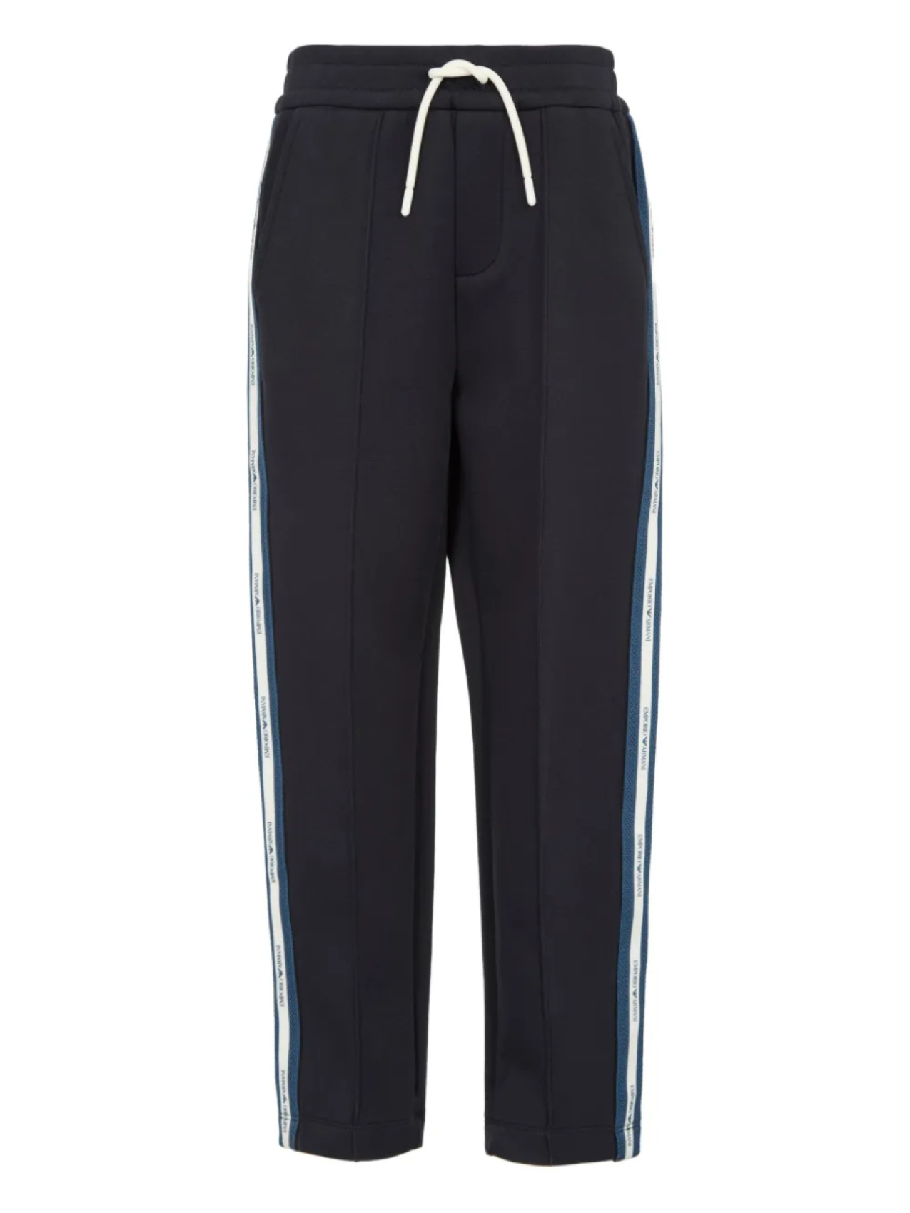 

Детские полосатые спортивные брюки Emporio Armani Kids, синий