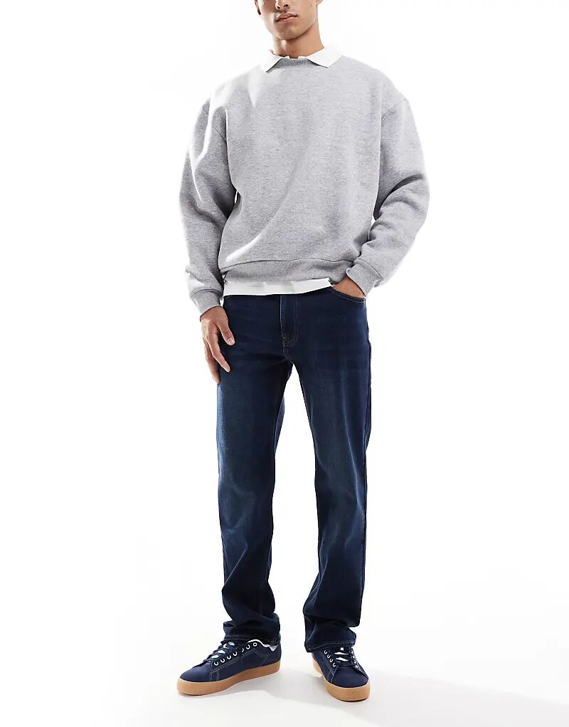 

Прямые джинсы синего цвета Hollister