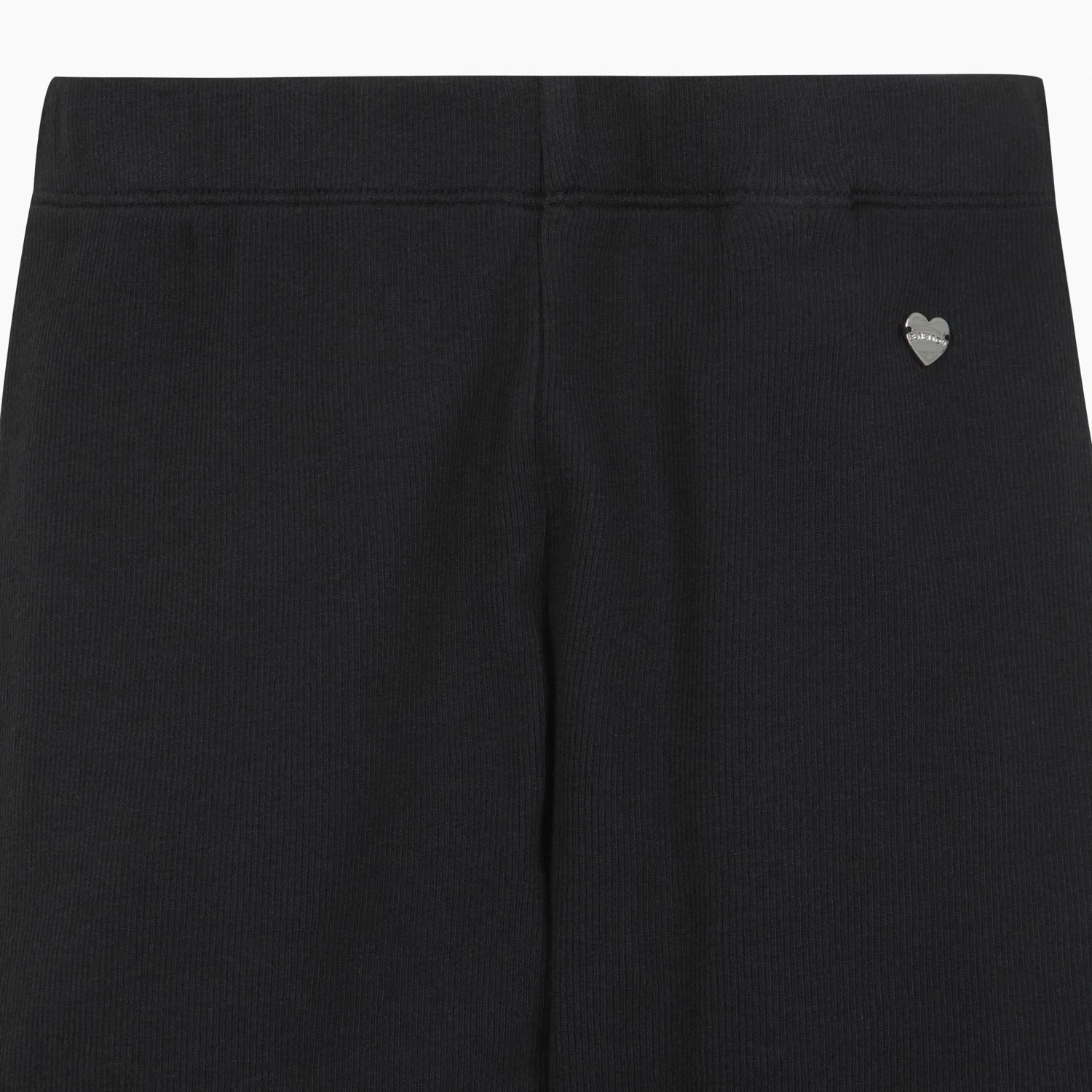 Детские чёрные ребристые леггинсы 5/8 от Benetton Kids — фото 3