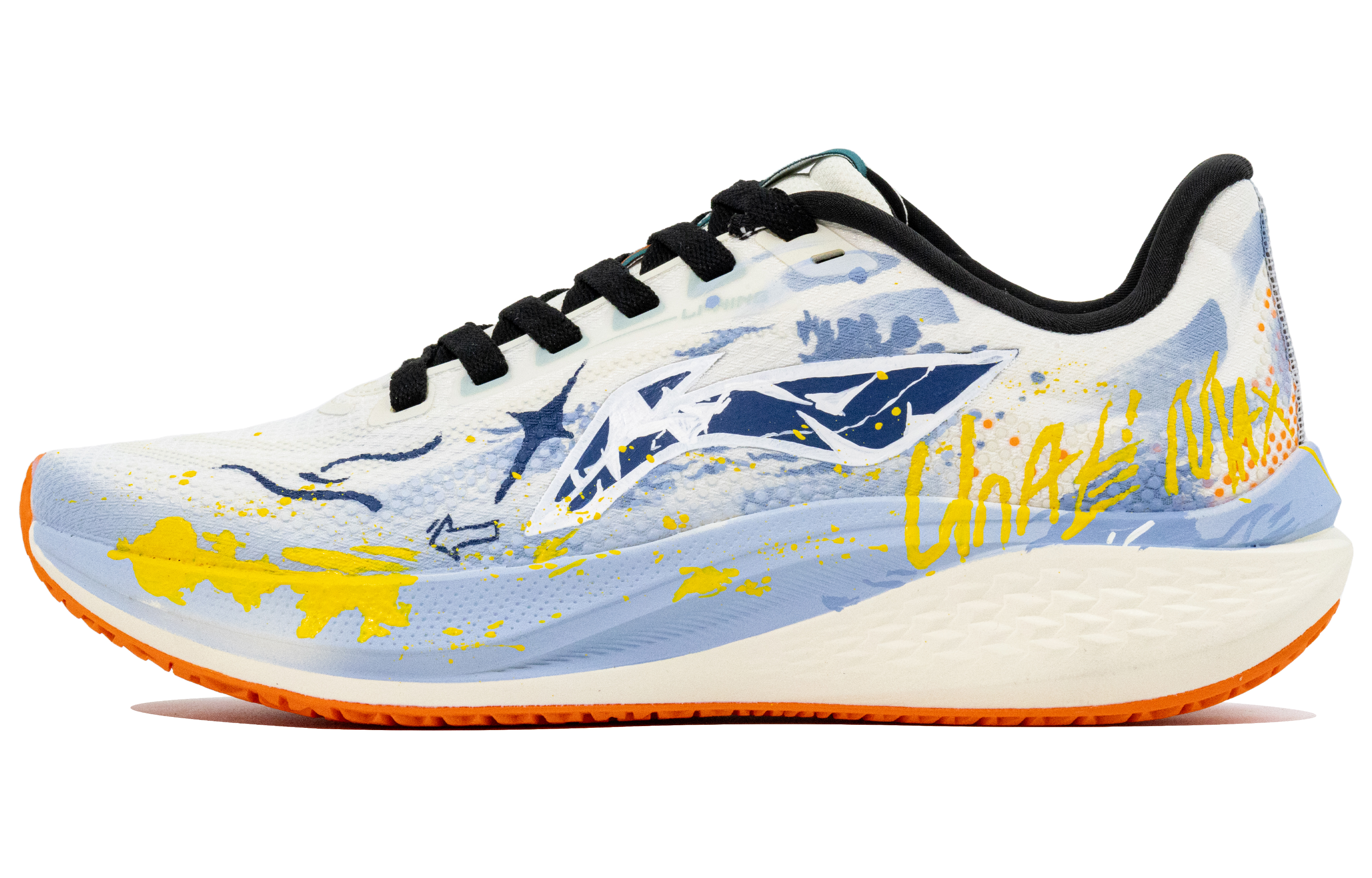 

LINING Кроссовки для бега Red Hare 7 с амортизацией, износостойкие, низкие, для повседневных тренировок, светло-синие, мужские
