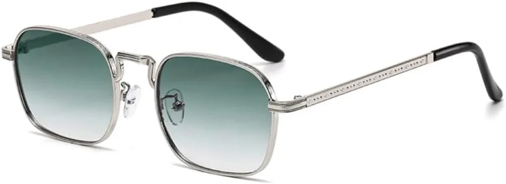 

Овальные металлические модные ретро-солнцезащитные очки для мужчин и женщин, персонализированные, с защитой от УФ-излучения, роскошные, UV400 TVTBBVV, Green