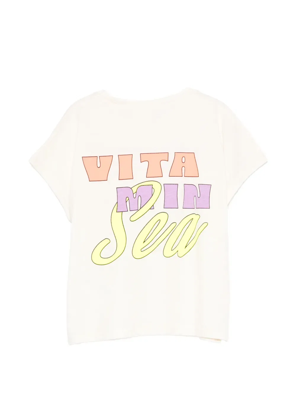 Футболка с принтом на спине Bo American Outfitters Kids, нейтральный — фото 2