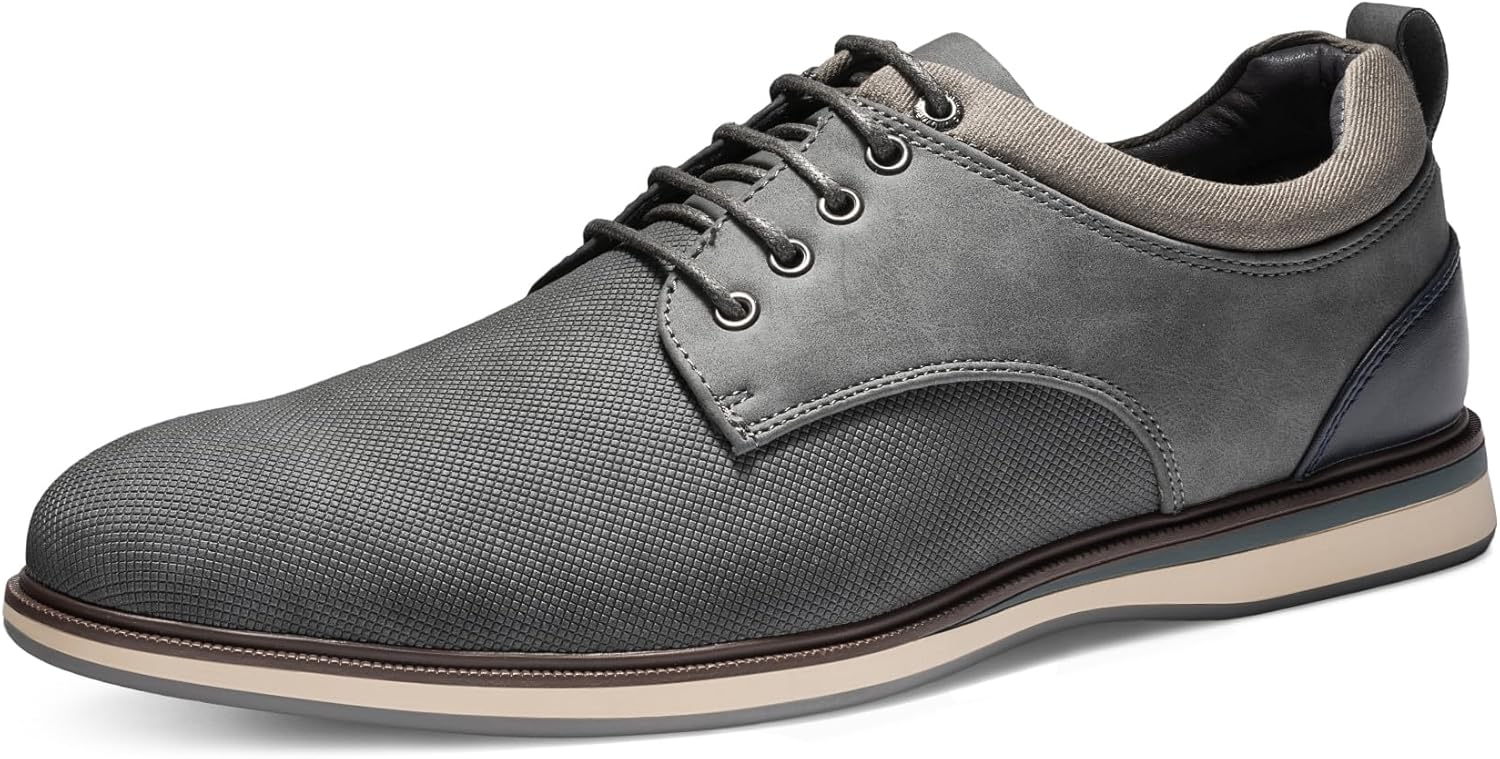 

Мужские классические туфли Bruno Marc, повседневные, деловые, оксфорды, серый