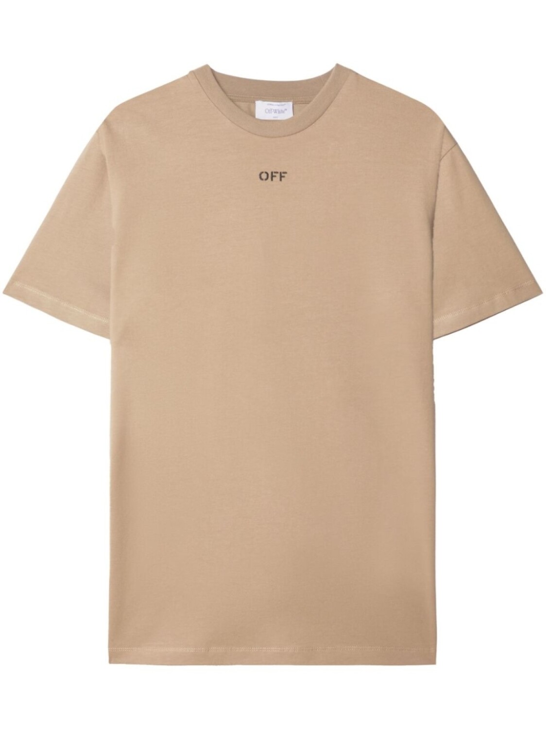 

Off-White футболка Off Stitch, нейтральный цвет
