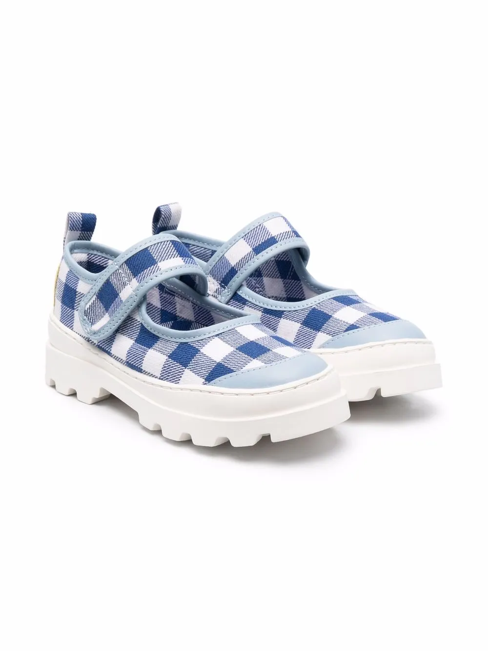 

Балетки в клетку гингем Camper Kids, синий