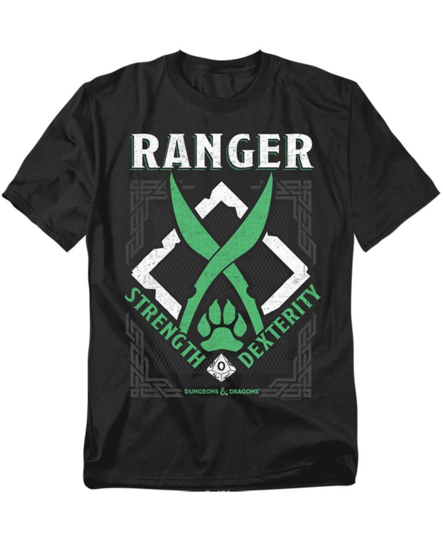

Футболка с изображением рейнджера из игры Dungeons Dragons, символизирующая силу и ловкость, больших размеров D&D, Black, Черный, Футболка с изображением рейнджера из игры Dungeons Dragons, символизирующая силу и ловкость, больших размеров D&D, Black