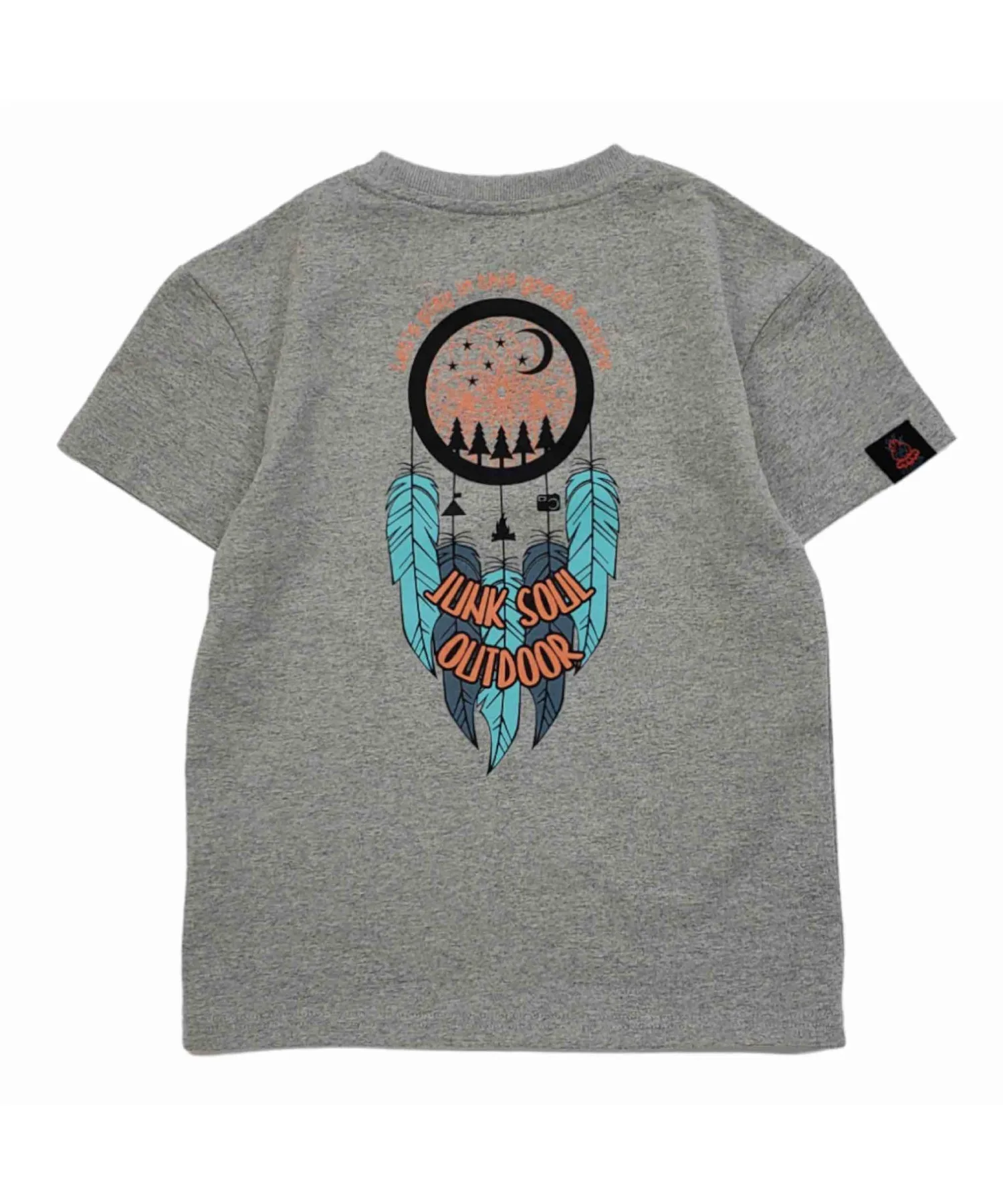 Детская футболка JUNKSOUL DREAM CATCHER с принтом фиолетовая — фото 3