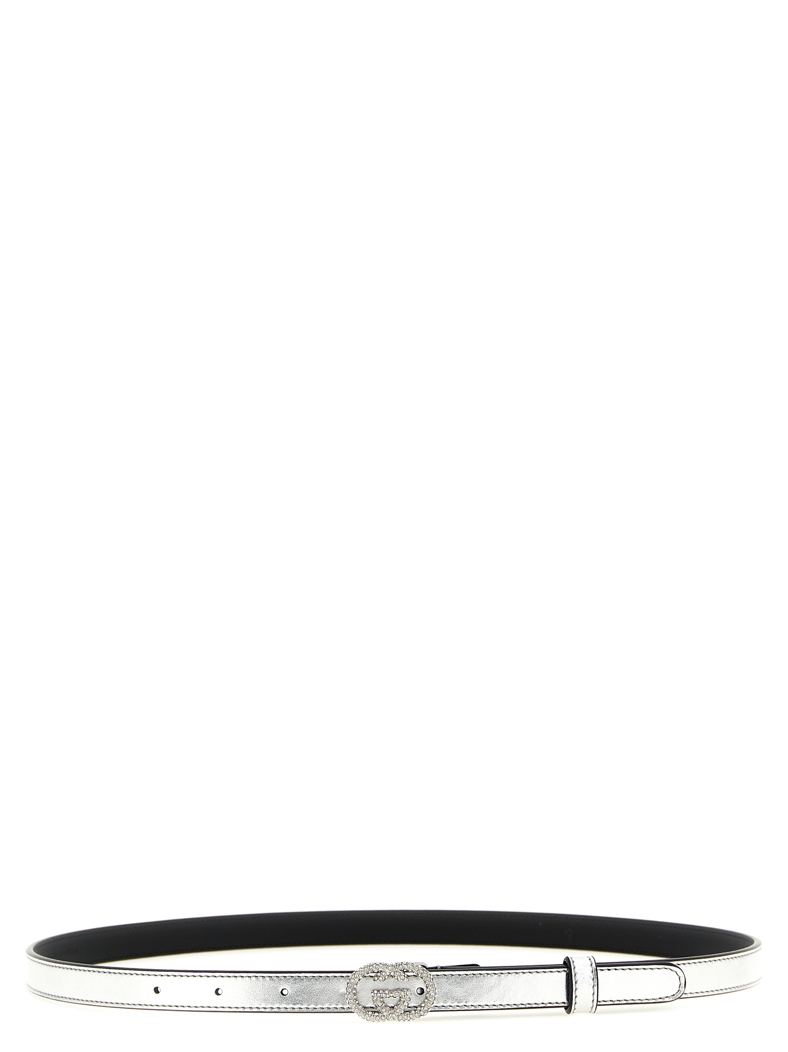 

Ремень 'Incrocio GG' GUCCI, серебряный