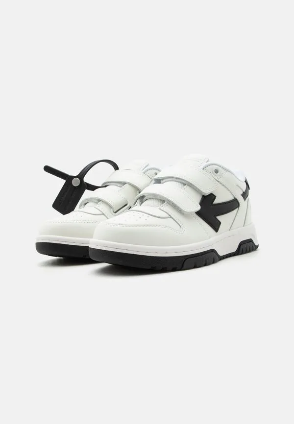 Детские кроссовки с ремешками для ношения вне офиса Off-White, White/Black — фото 2