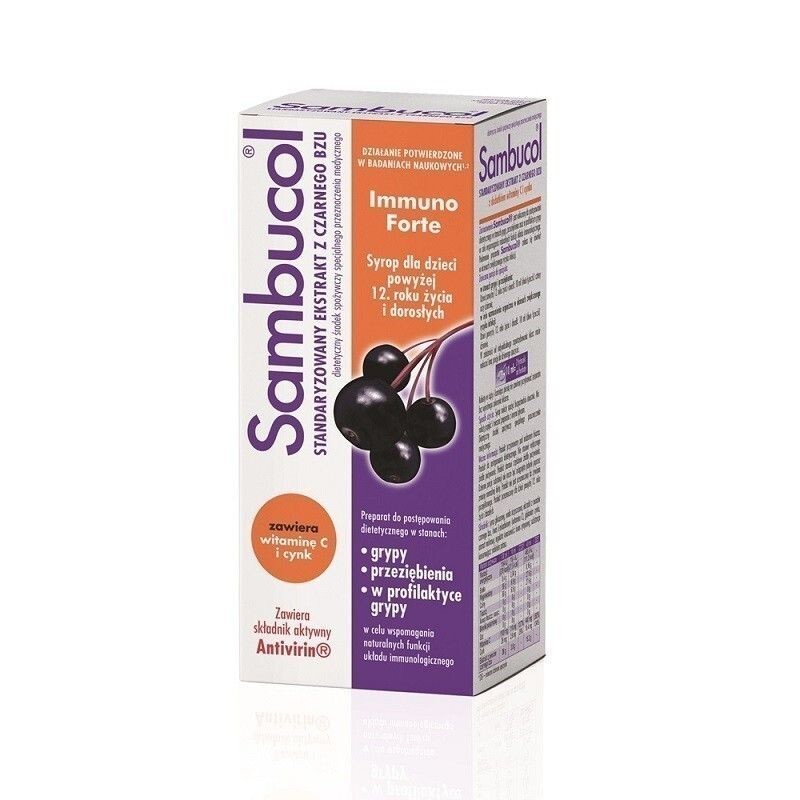 

Sambucol Immuno Forte сироп для повышения иммунитета, 120 ml