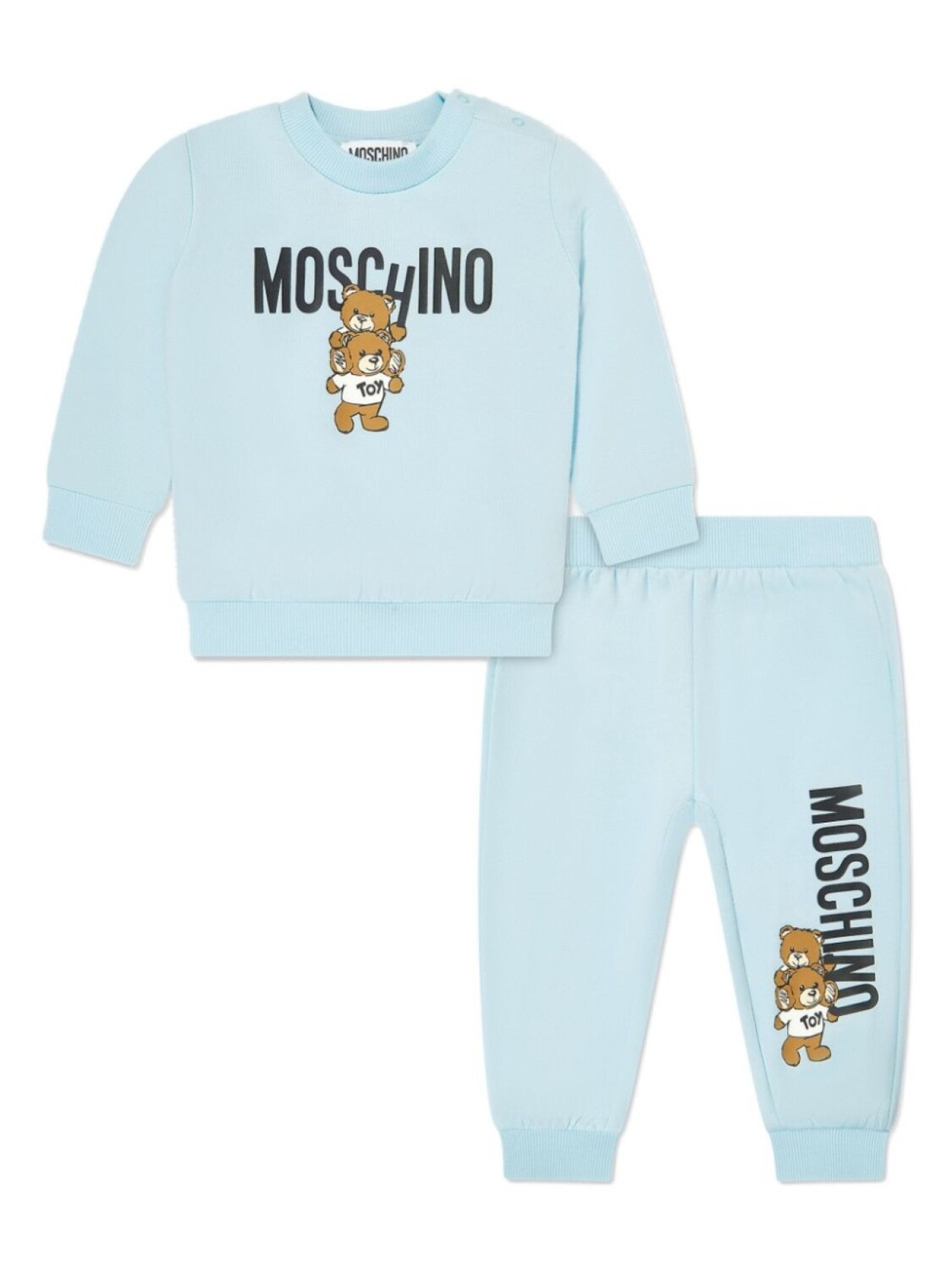 

Спортивный костюм с логотипом Moschino Kids, синий
