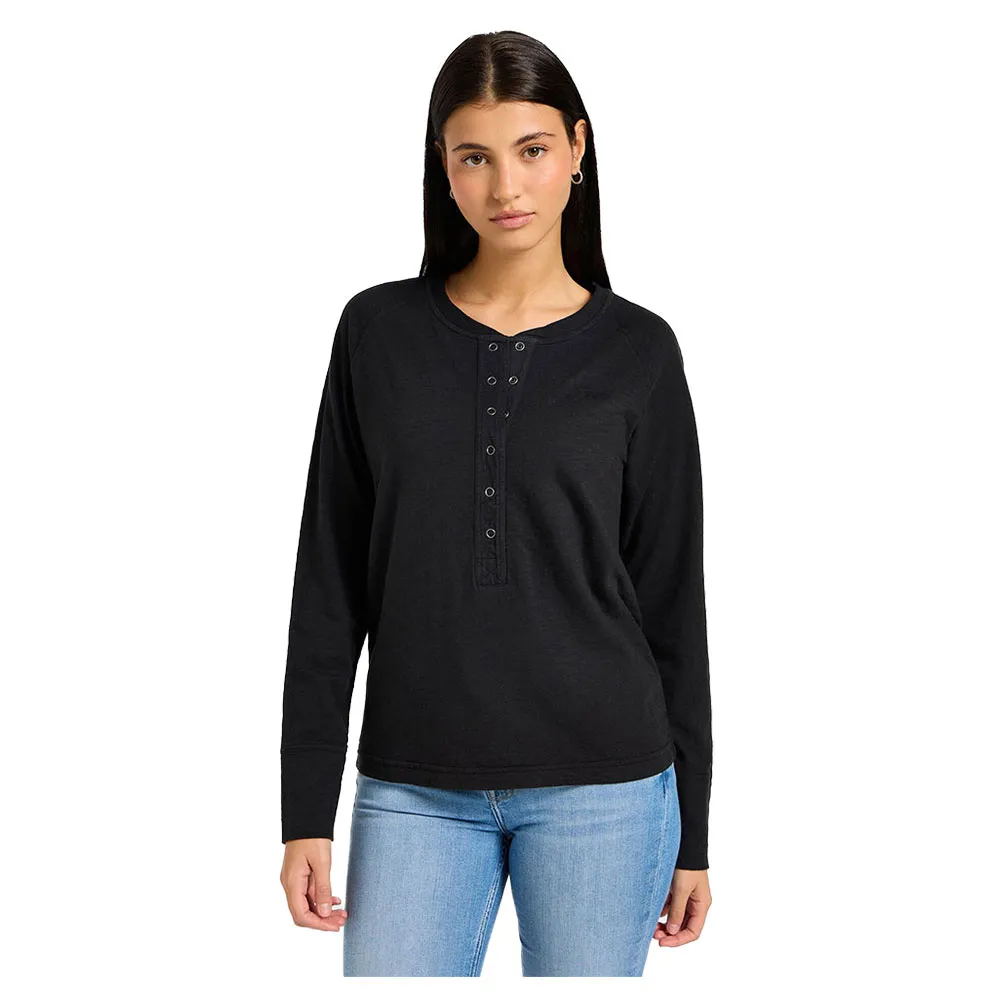 

Футболка Lee Raglan Henley, черный