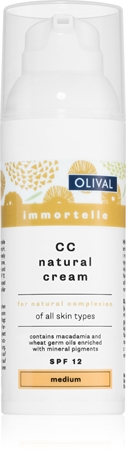 

Увлажняющий крем cc spf 12 Olival Immortelle Natural, Medium 50 ml