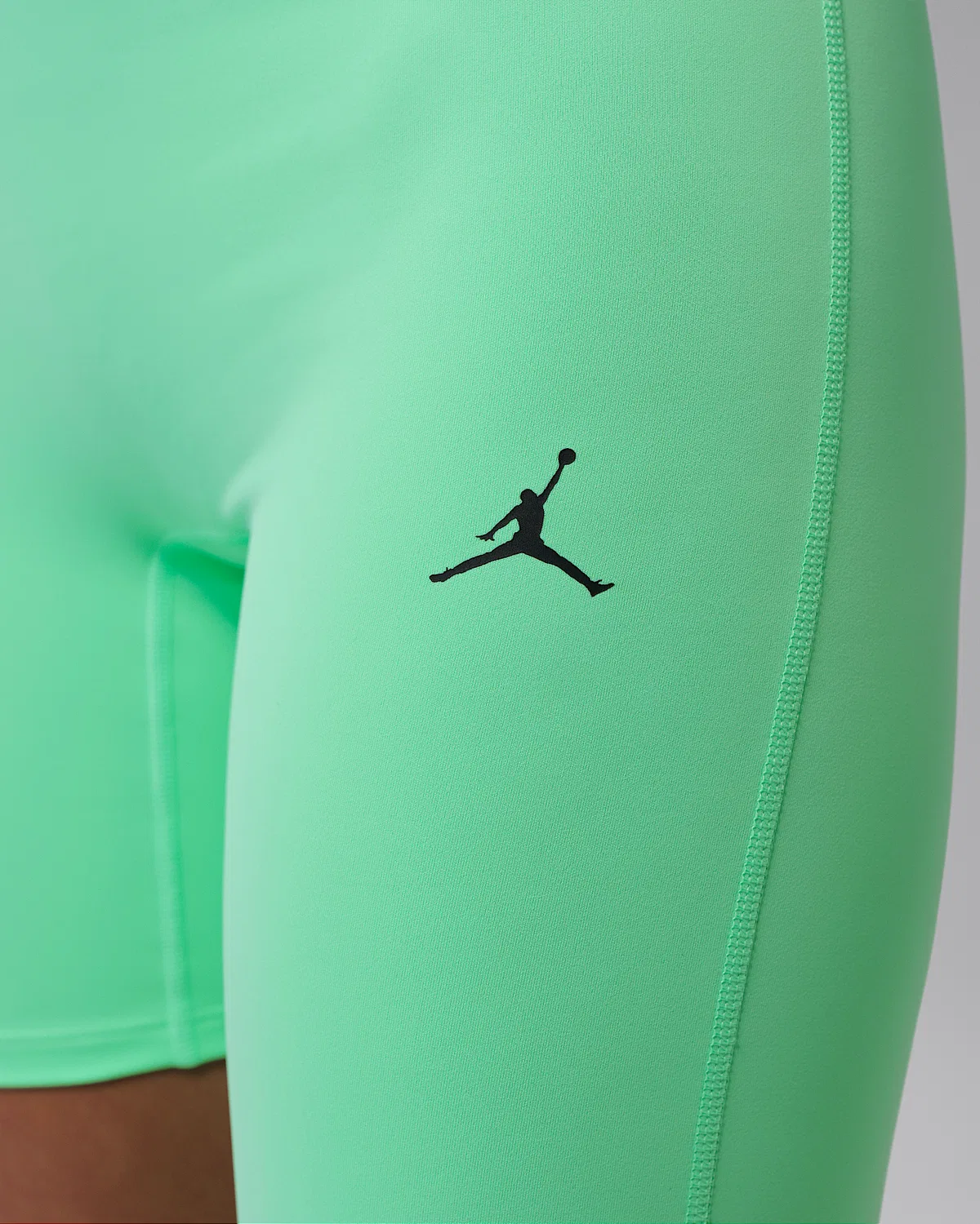 Женские баскетбольные леггинсы с высокой посадкой на одну ногу (левая) Jordan Sport, Green Glow/Black — фото 4