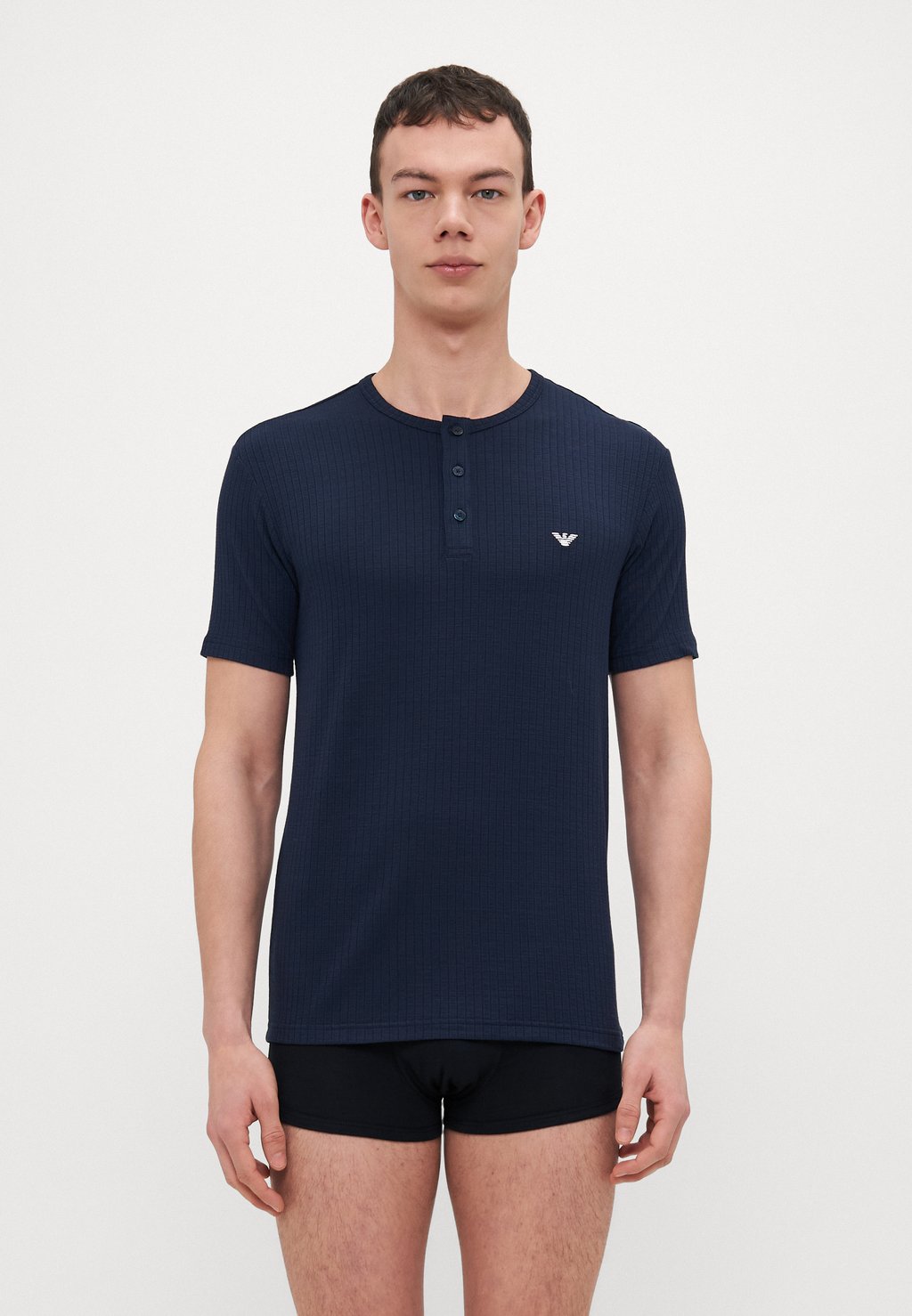 

Нижняя футболка SLEEVE HENLEY Emporio Armani, темно-синий