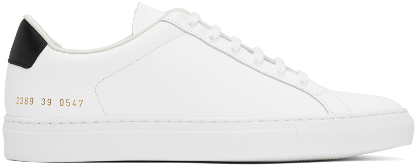 

Белые ретро-классические кроссовки Common Projects