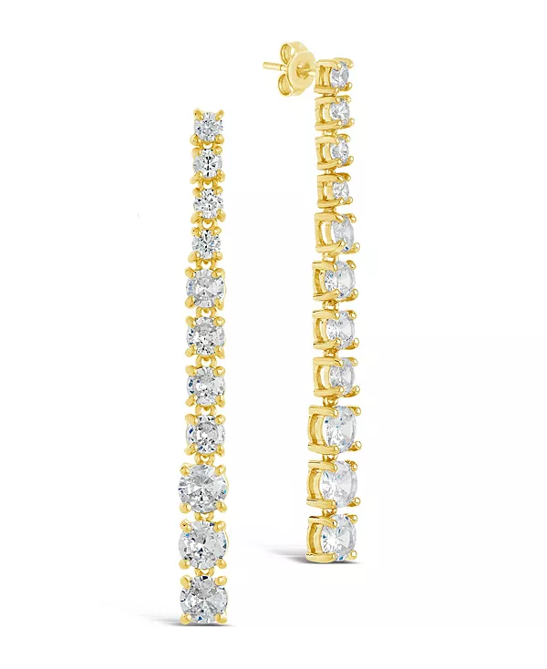 

Серьги-Гвоздики Natasha с кубическим цирконием Sterling Forever, gold