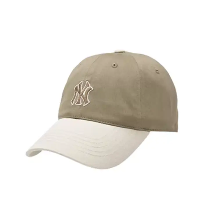 

MLB Хлопковая полиэстеровая бейсболка унисекс тёмно-бежевая, Dark Beige