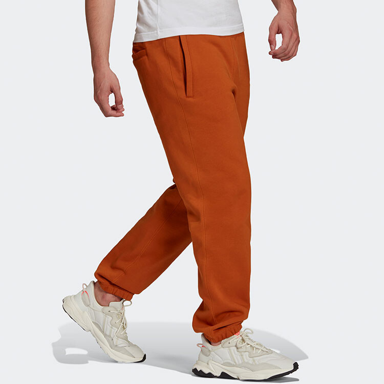 Трикотажные спортивные штаны мужские красные Adidas Originals, красный — фото 4