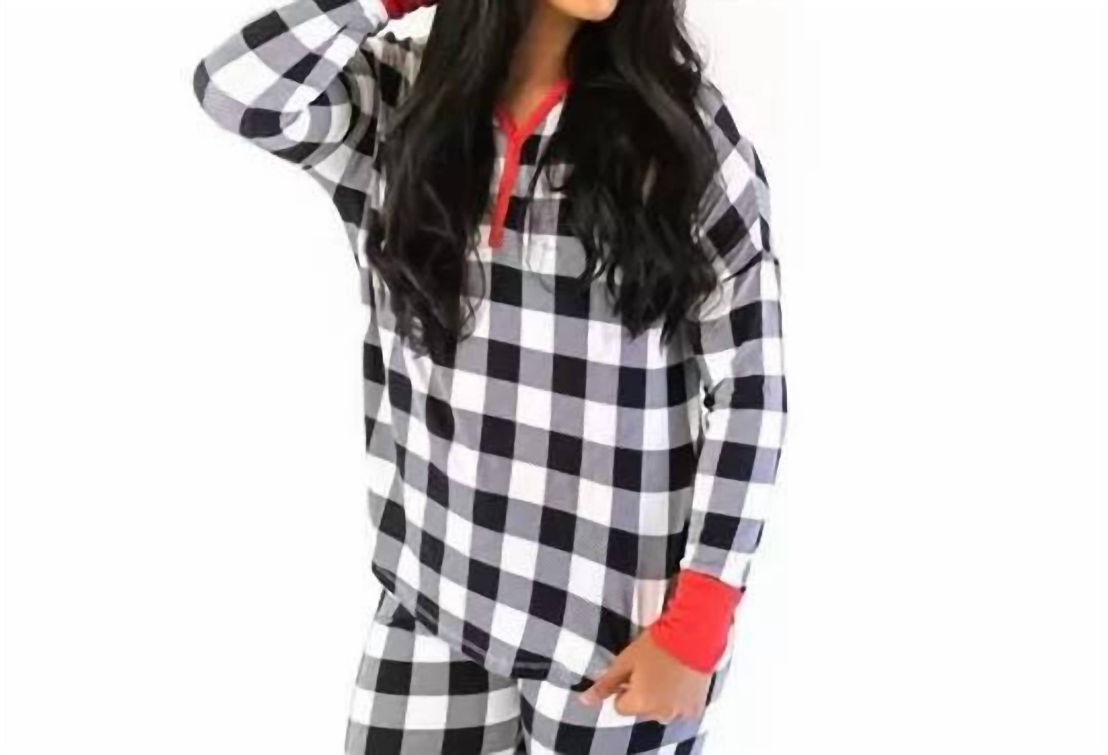 

Пижамный комплект в клетку Buffalo Little Sleepies, цвет buffalo plaid