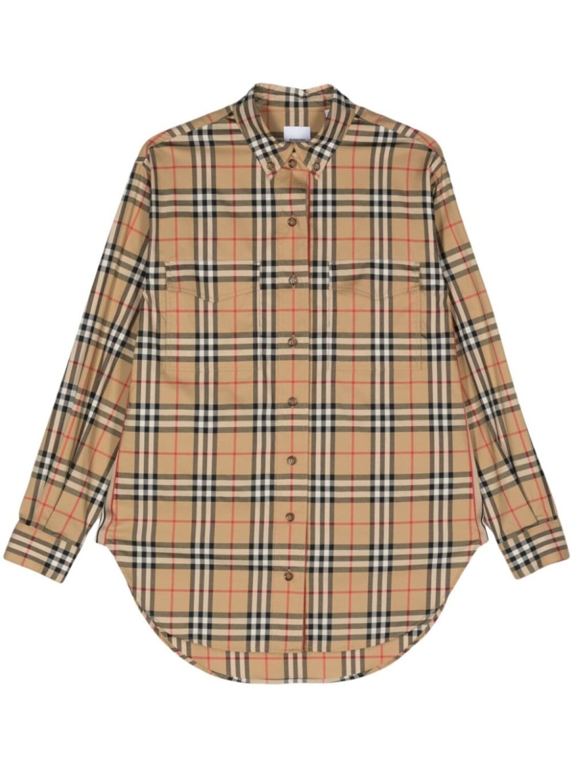 

Рубашка в клетку Vintage Check Burberry, коричневый