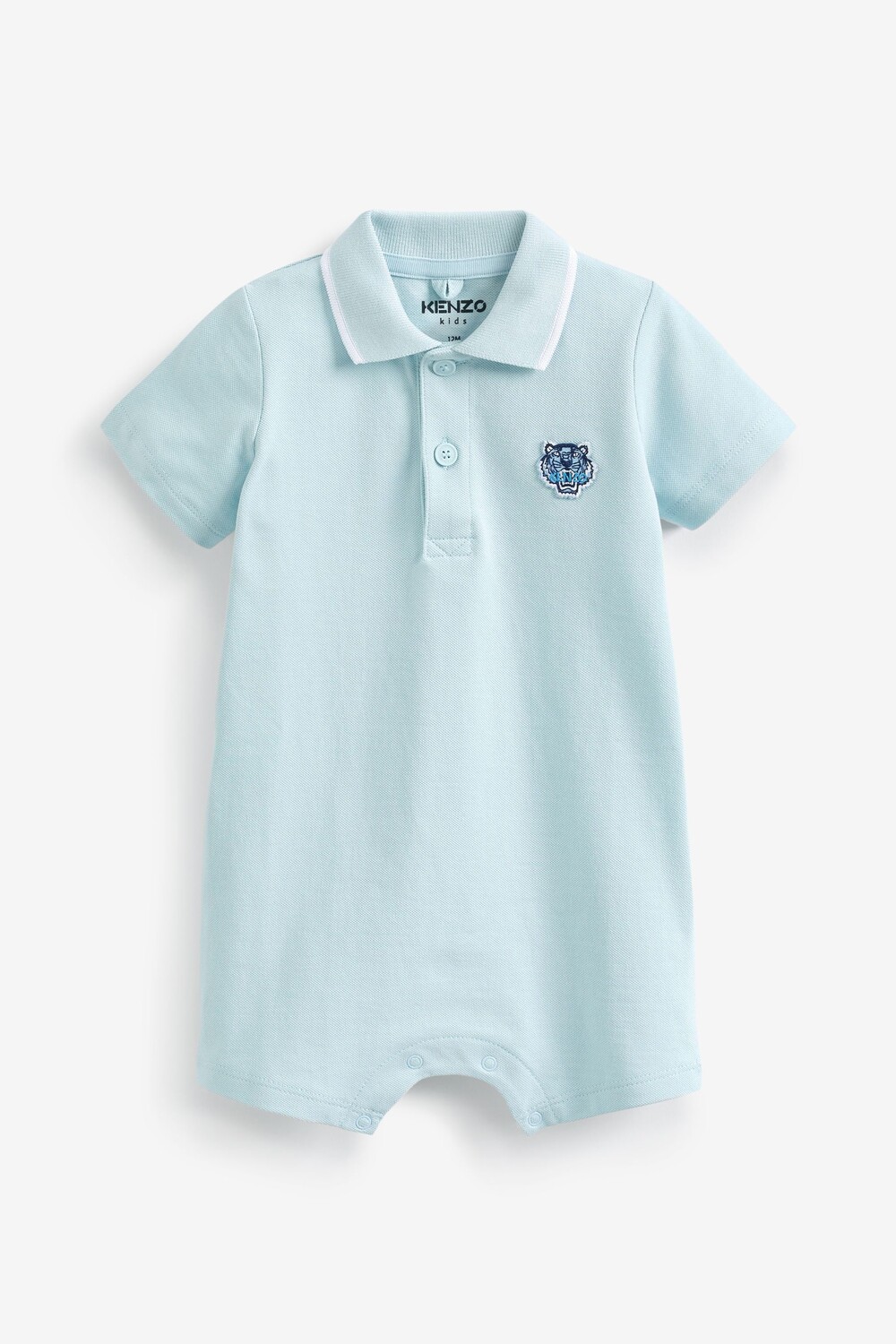 

Детский комбинезон-поло с логотипом Kenzo Kids, синий