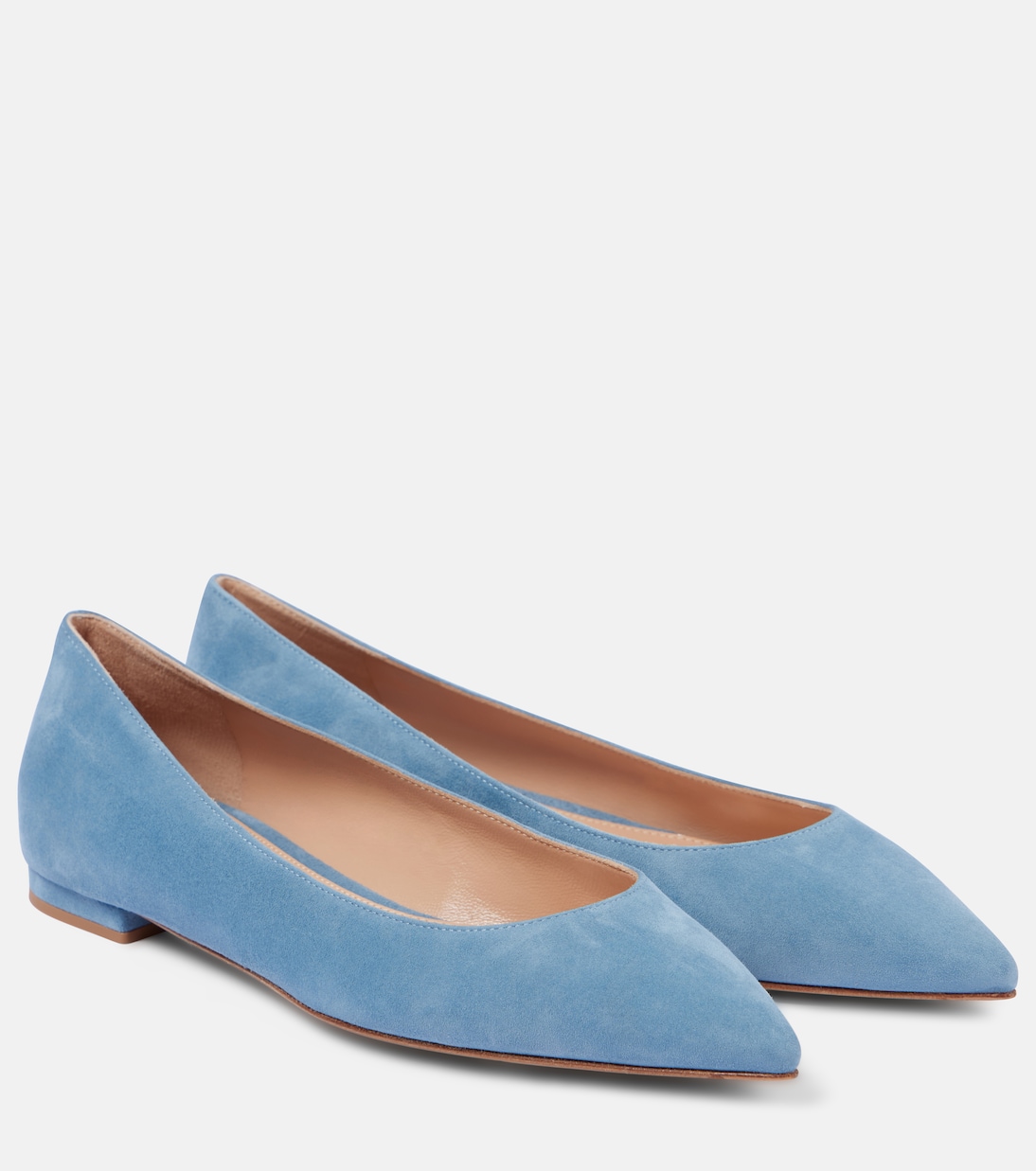 Замшевые балетки Gianvito Rossi, Antibes