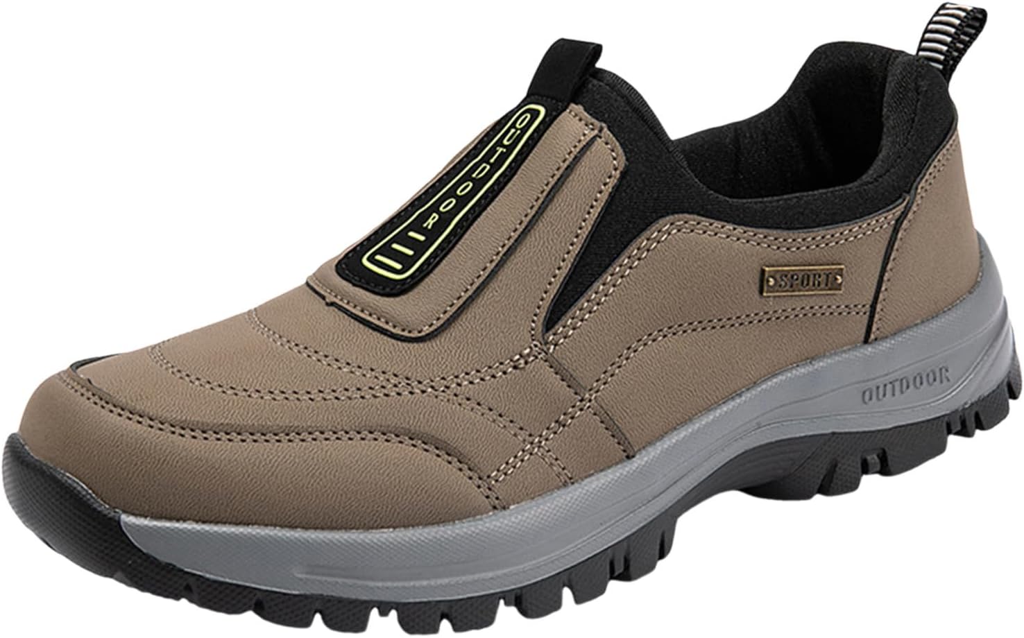 

Мужские лоферы кроссовки повседневные дышащие прогулочные модные легкие удобные кроссовки для походов Generic, коричневый