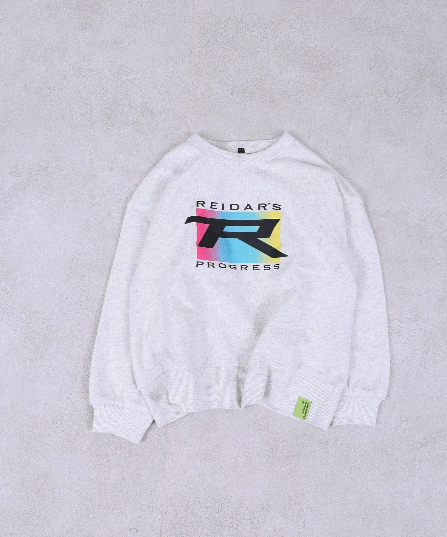 Простая толстовка с принтом Life Support Products, Off-white heather
