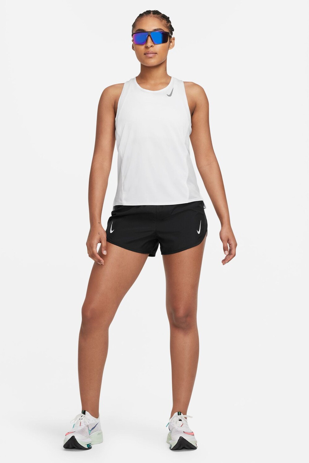 

Жилет для бега Dri Fit Race Nike, белый
