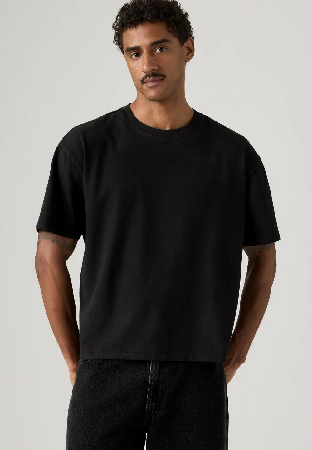 Простая футболка Levi'S, Sheen Wash Nightfall Navy - Blacks — фото 4